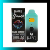 THCA Vape - HABIT - Diamond Sauce Live Resin Disposable - 2g