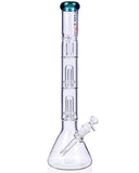 Chill Glass JLA Percolator Beaker Bong - 21in