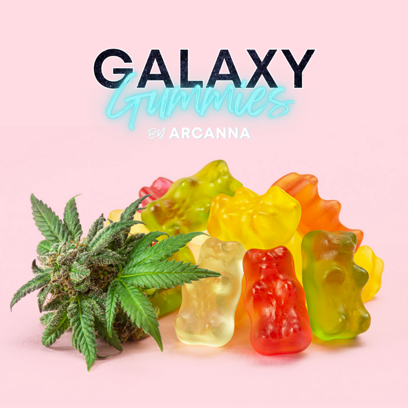 D9 THC Galaxy Gummy Blend - 2000mg – Arcanna